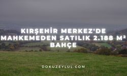Kırşehir Merkez'de mahkemeden satılık 2.188 m² bahçe