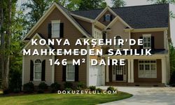 Konya Akşehir'de mahkemeden satılık 146 m² daire