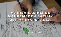 Manisa Salihli'de mahkemeden satılık 265 m² imarlı arsa