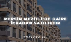 Mersin Mezitli'de icradan satılık daire