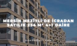 Mersin Mezitli'de icradan satılık 254 m² 4+1 daire