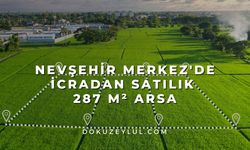 Nevşehir Merkez'de icradan satılık 287 m² arsa