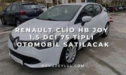 RENAULT CLİO HB JOY 1.5 DCI 75 tipli otomobil 575.000 ₺'ye satılacak