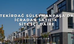 Tekirdağ Süleymanpaşa'da icradan satılık site içi daire