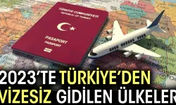 Türkiye'den Vizesiz Gidilen Ülkeler 2023