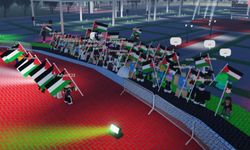 Roblox Oyuncuları Filistin Bayrağıyla İsrail'in Eylemlerine Karşı
