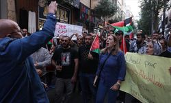 Filistinlilerden Macron'un ziyaretine protesto