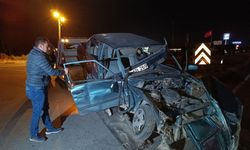 İki otomobilin çarpıştığı kazada beş kişi yaralandı