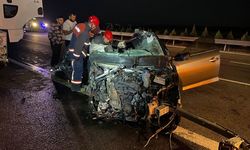 Tırla çarpışan otomobildeki yolcu öldü
