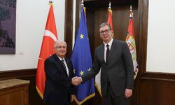 Bakan Güler, Sırbistan Cumhurbaşkanı Vucic ile görüştü
