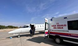 Mardin'de ambulans uçak, Hira bebek için havalandı