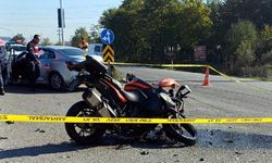 Otomobil ile çarpışan motosikletteki çift, öldü