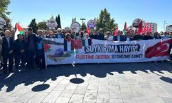 Sivas'ta İsrail protestosu