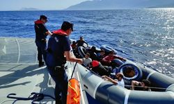 Yunan unsurlarının geri ittiği 46 kaçak göçmen kurtarıldı