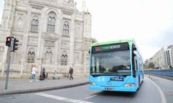 Elektrikli otobüs İstanbul sokaklarında