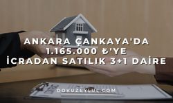 Ankara Çankaya'da 1.165.000 ₺'ye icradan satılık 3+1 daire