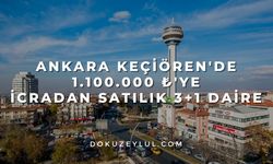 Ankara Keçiören'de 1.100.000 ₺'ye icradan satılık 3+1 daire