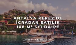Antalya Kepez'de icradan satılık 108 m² 3+1 daire