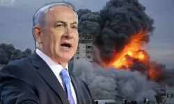Netanyahu bombalama görüntülerinin altına yazdı!