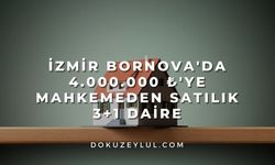 İzmir Bornova'da 4.000.000 ₺'ye mahkemeden satılık 3+1 daire