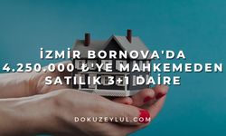 İzmir Bornova'da 4.250.000 ₺'ye mahkemeden satılık 3+1 daire