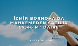 İzmir Bornova'da mahkemeden satılık 97,46 m² daire
