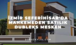 İzmir Seferihisar'da mahkemeden satılık dubleks mesken