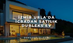 İzmir Urla'da icradan satılık dubleks ev