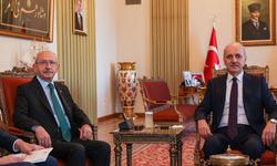 CHP Genel Başkanı Kılıçdaroğlu'ndan TBMM Başkanı Kurtulmuş'a ziyaret