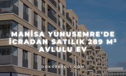 Manisa Yunusemre'de icradan satılık 289 m² avlulu ev