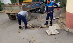 MASKİ, Salihli'de yağmursuyu ızgaralarını temizledi