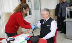 Afyonkarahisar'da jandarma personeli kan bağışında bulundu