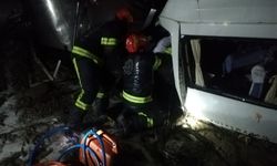 Denizli'de tırla minibüsün çarpışması sonucu 1 kişi öldü, 3 kişi yaralandı