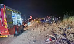 Manisa'da tarlaya devrilen otomobilin sürücüsü öldü