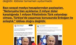 '1 milyon Filistinli Türk vatandaşı olacak' iddiasına yalanlama