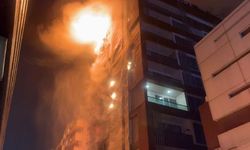 Bursa'da 10 katlı binada yangın