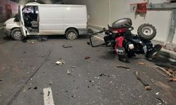 Çanakkale’de T3 tünelinde trafik kazası: 2 yaralı