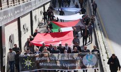 Osmanlı Ocakları Kudüs için yürüyüş ve miting düzenledi