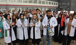 Sağlıkçılardan Gazze'deki meslektaşlarına destek açıklaması