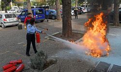 Bursa Osmangazi Belediyesi’nde yangın tatbikatı