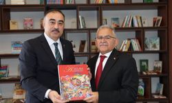 Memduh Büyükkılıç Azeri Büyükelçi'yi ağırladı