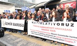 İzmir Barosu Yargıtayı protesto etti: ‘Anayasa Mahkemesi kararları kesindir!’