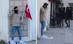 İzmir'de İsrail protestosuna tutuklama!