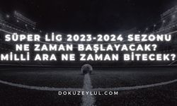 Süper Lig 2023-2024 sezonu ne zaman başlayacak? Milli ara ne zaman bitecek?