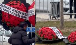 Meral Akşener’in çelengi şehit cenazesinden kaldırıldı