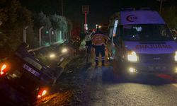 Aydın'da iki otomobil de şarampole uçtu; 7 kişi yaralandı