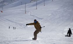 Kayak merkezlerinde en çok kar Palandöken'e yağdı