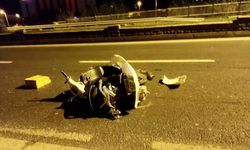 Otomobilin çarptığı motosikletli yaralandı