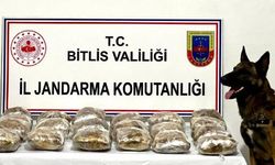 Bitlis'te 20 kilo esrara 5 tutuklama