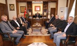 Esnaf Odaları Başkanlarından Başkan Eroğlu’na ziyaret